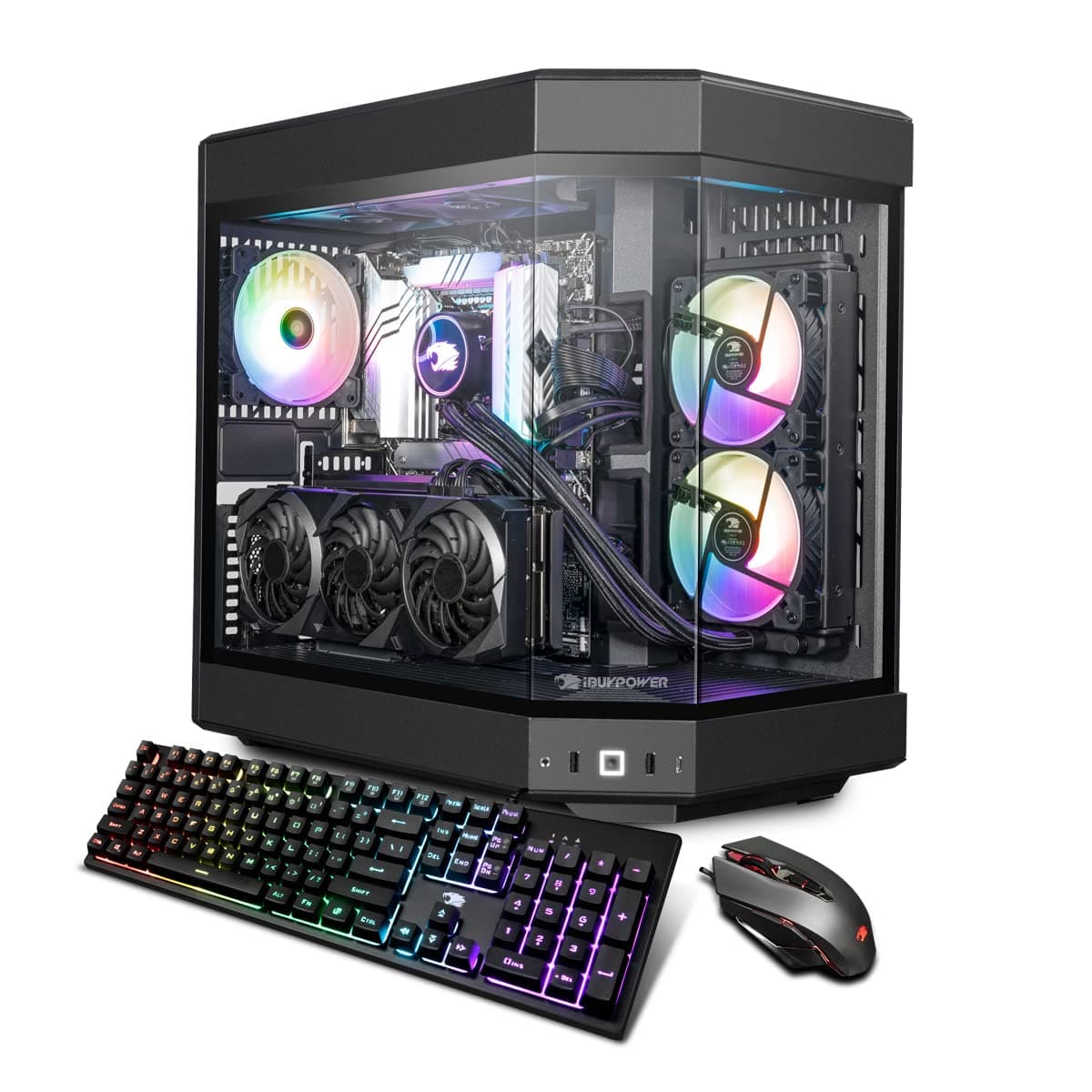 iBUYPOWER Pro Gaming PC Computer Desktop Y60265i (Intel Core i7-12700KF 3.6GHz, Nvidia Geforce RTX 3070 8 GB, 32 GB DDR4 RGB, 1 TB NVMe, RGB Fans, WiFi Ready, Windows 11 Home)