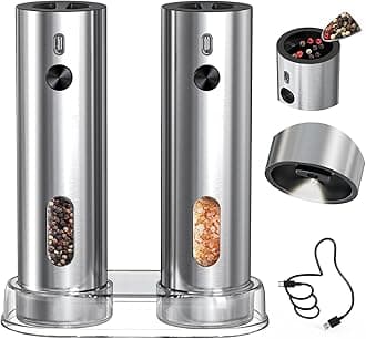 CIRCLE JOY Electric Pepper Grinder KYMQ-67A-BS