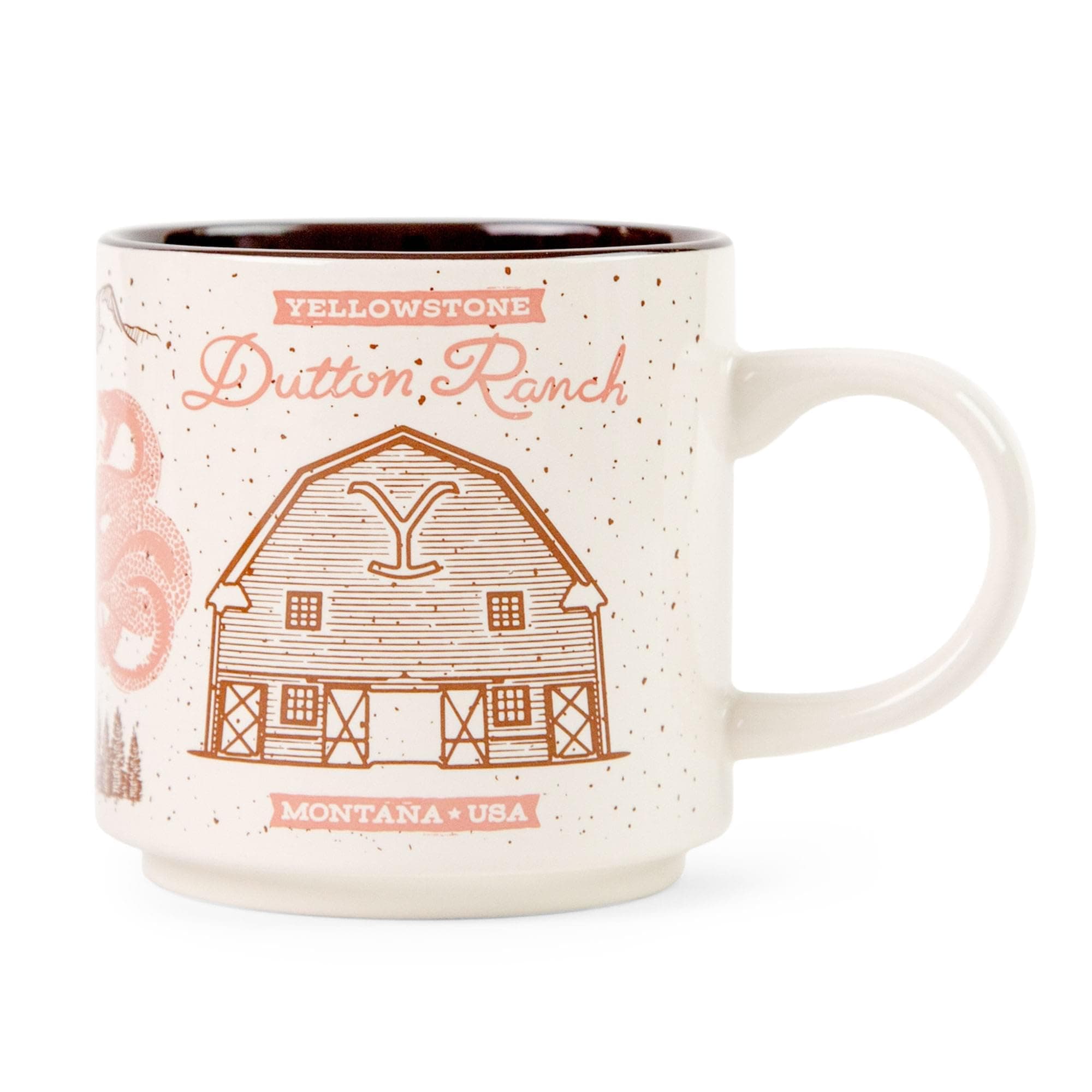 Yellowstone Dutton Ranch Ceramic Mug | Coffee Cup for Espresso, Tea, Cocoa | Holds 13 Ounces