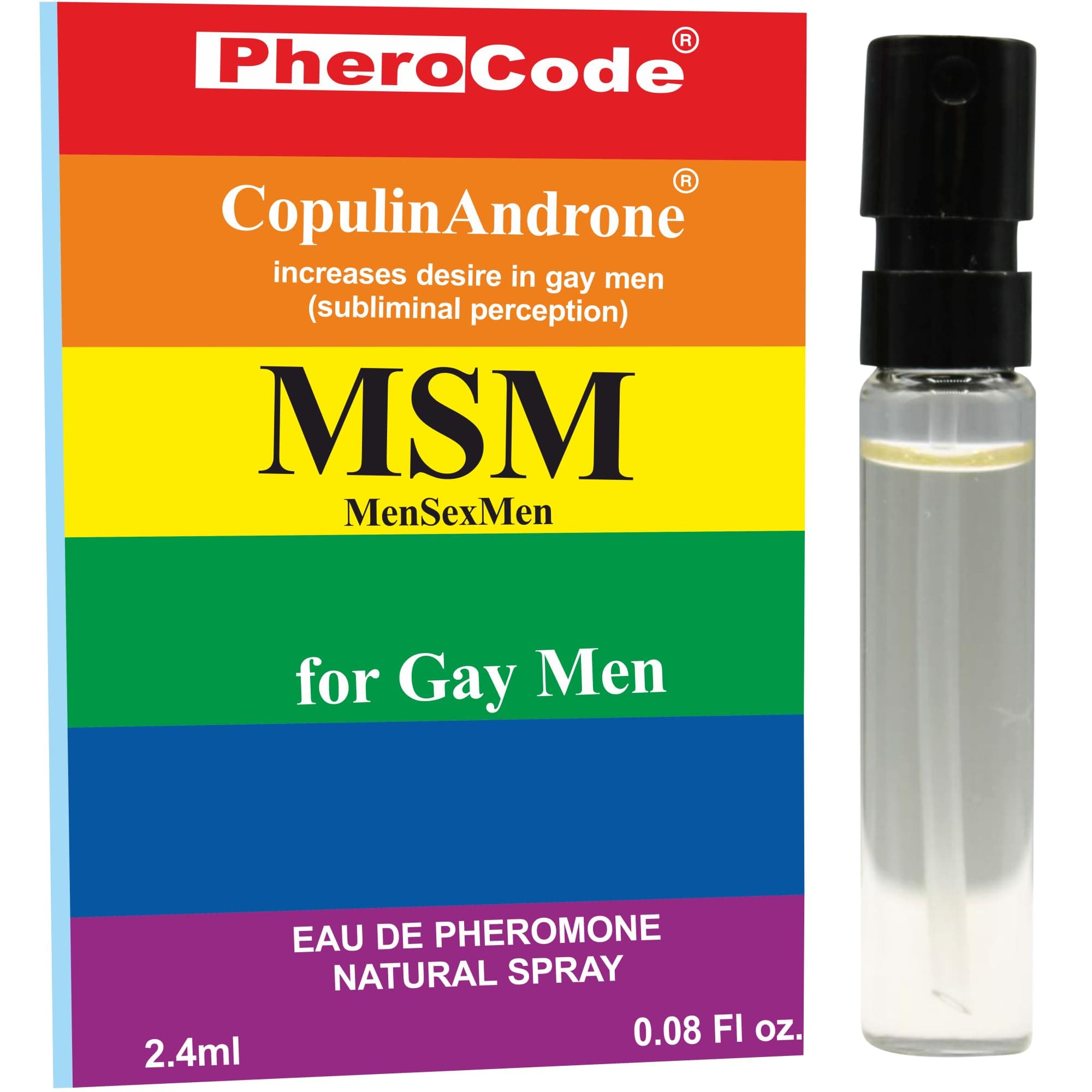 PheroCode MSM Perfume for Gay Men with Pheromones 2.4ml