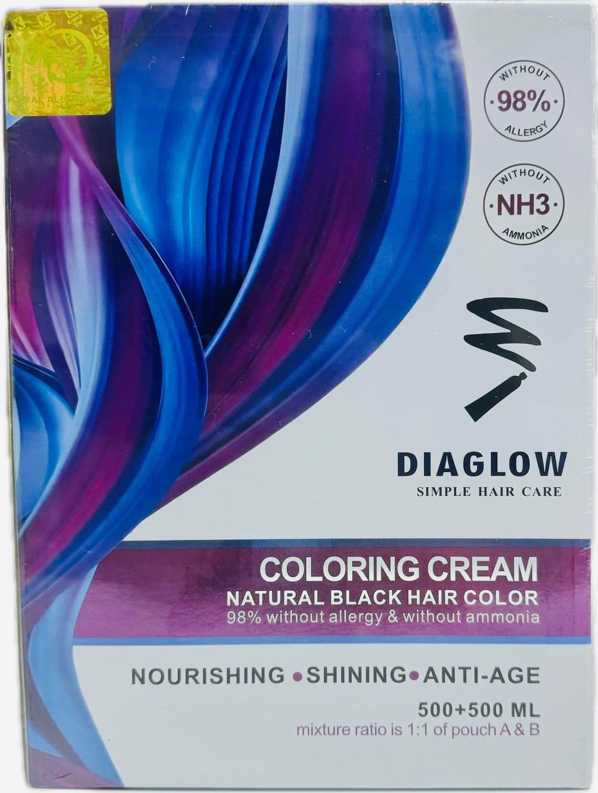 DIAGLOW ING Hair Coloring Cream