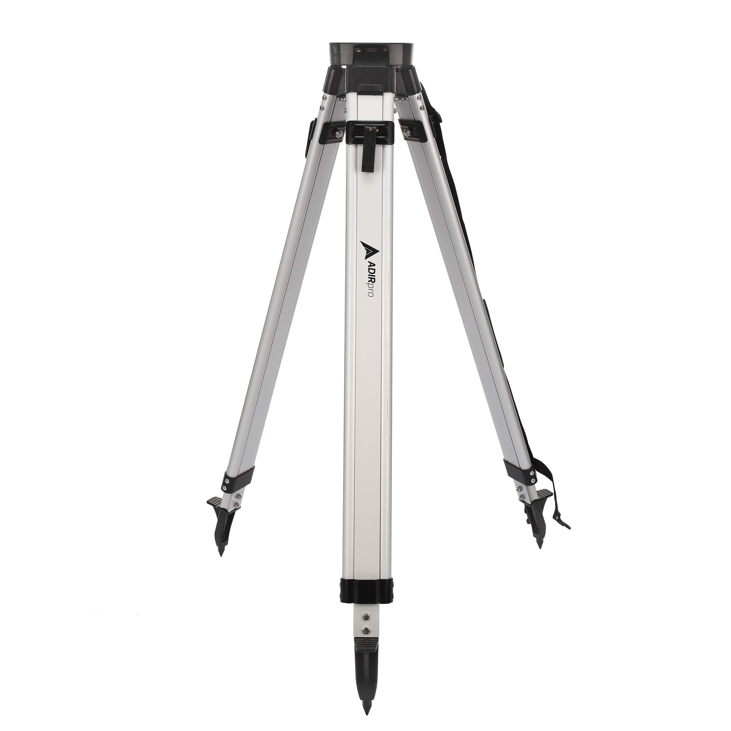 AdirPro Aluminum 5/8-Inch 11-Threaded Flat Head Tripod with Quick Clamp (Black)