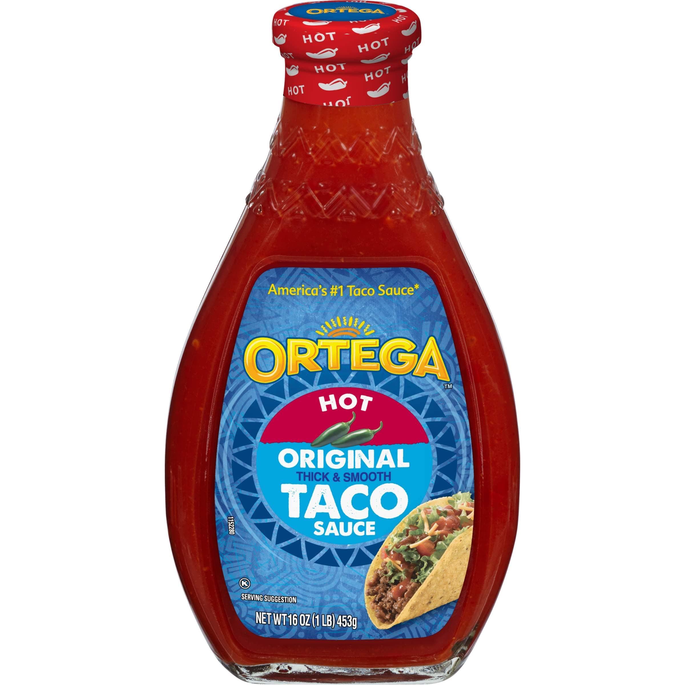 Original Taco Sauce, Hot, 16 Ounce