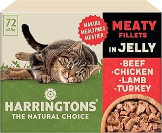 Complete Wet Pouch Grain Free Hypoallergenic Adult Cat Food Meaty in Jelly Pack 72x85g - Beef, Chicken, Lamb & Turkey - Making Mealtimes Meatier