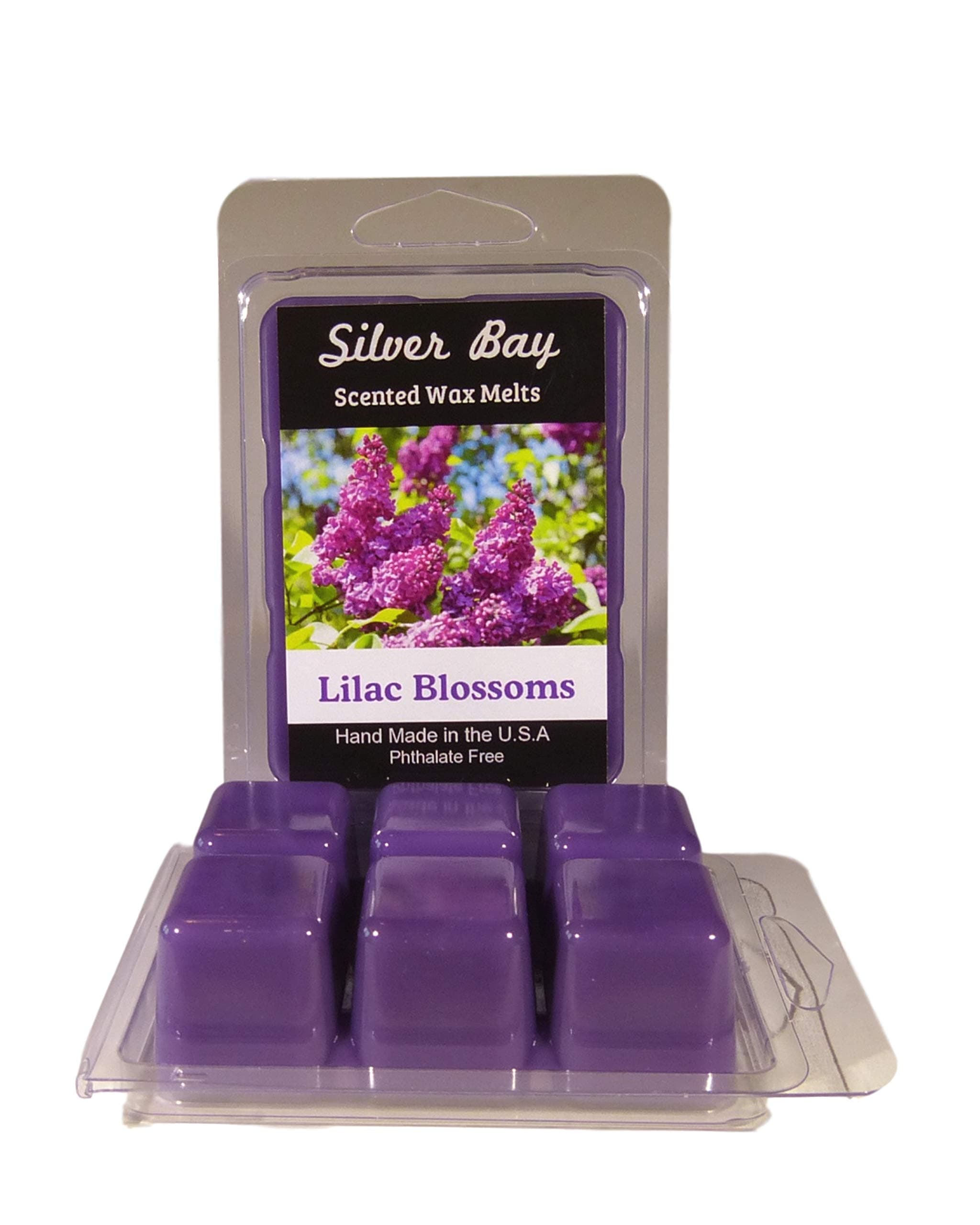 Lilac Blossoms Scented Wax Melts, 2 Pack, Made with The Highest Percentage of Scent Oil Possible, Total of 12 Cubes or 6.4 Ounces Total.