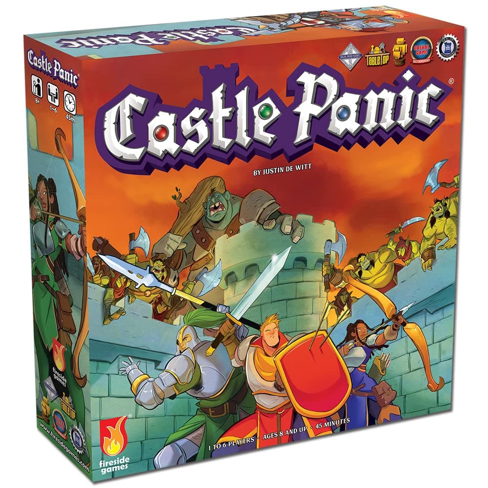 Fireside Games Castle Panic 2nd Ed. Board Game for 1 to 6 Players, Ages 8 and Up