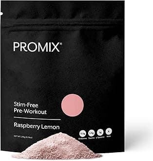 Stim-Free Pre-Workout Powder, Raspberry Lemon - 274g - Maximize Focus, Energy & Performance - Vitamin B12, Taurine, Beta-Alanine & L-Tyrosine - 30 Servings (Pack of 1)