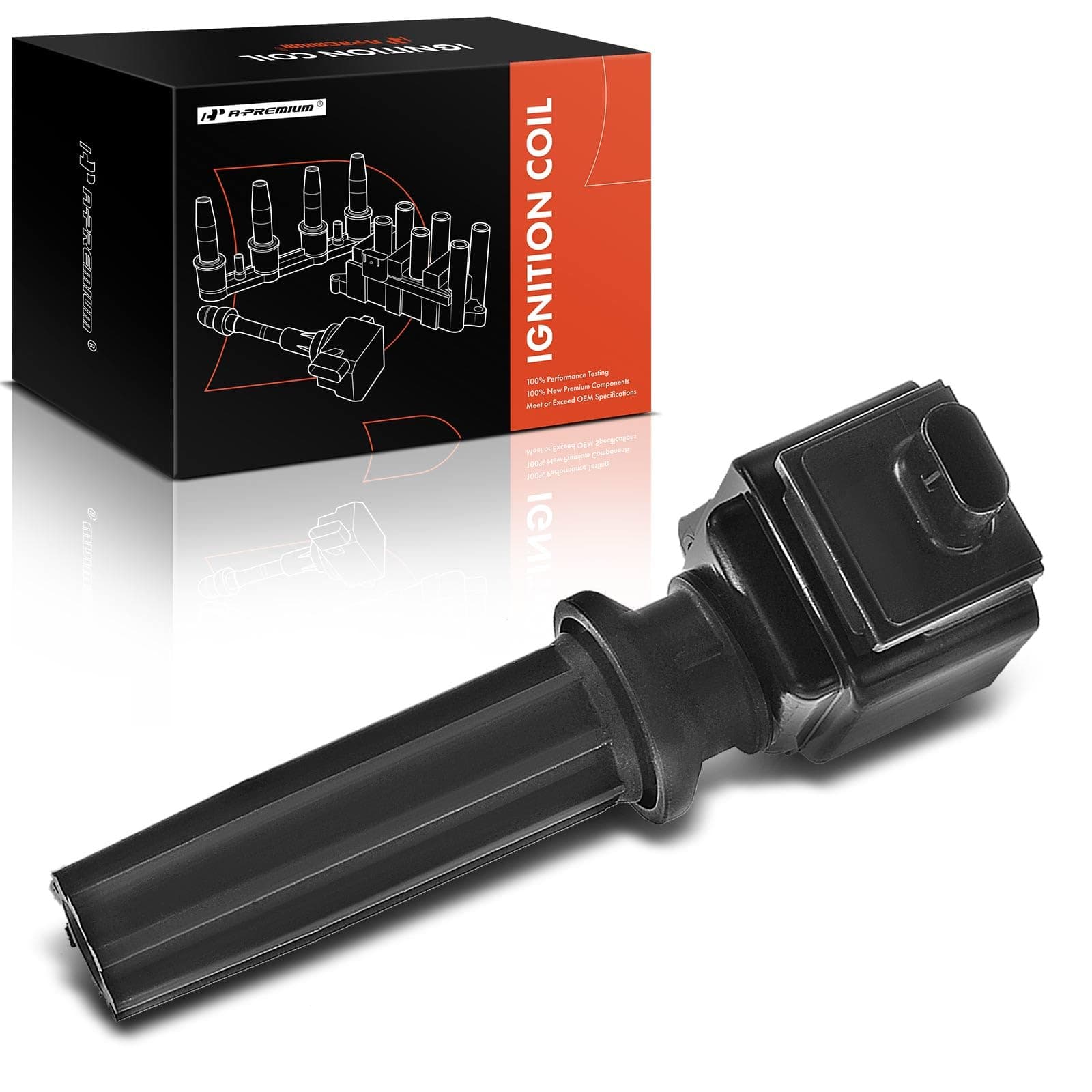 Ignition Coil Compatible with Ford Explorer 2.0L/2.3L 2012-2019, Focus 2.0L/2.3L 2012-2018, Fusion 2.0L Turbo/Hybrid 2013-2020 & Lincoln MKC 2.0L/2.3L 2015-2019 & Jaguar XF 2.0L 2013-2015