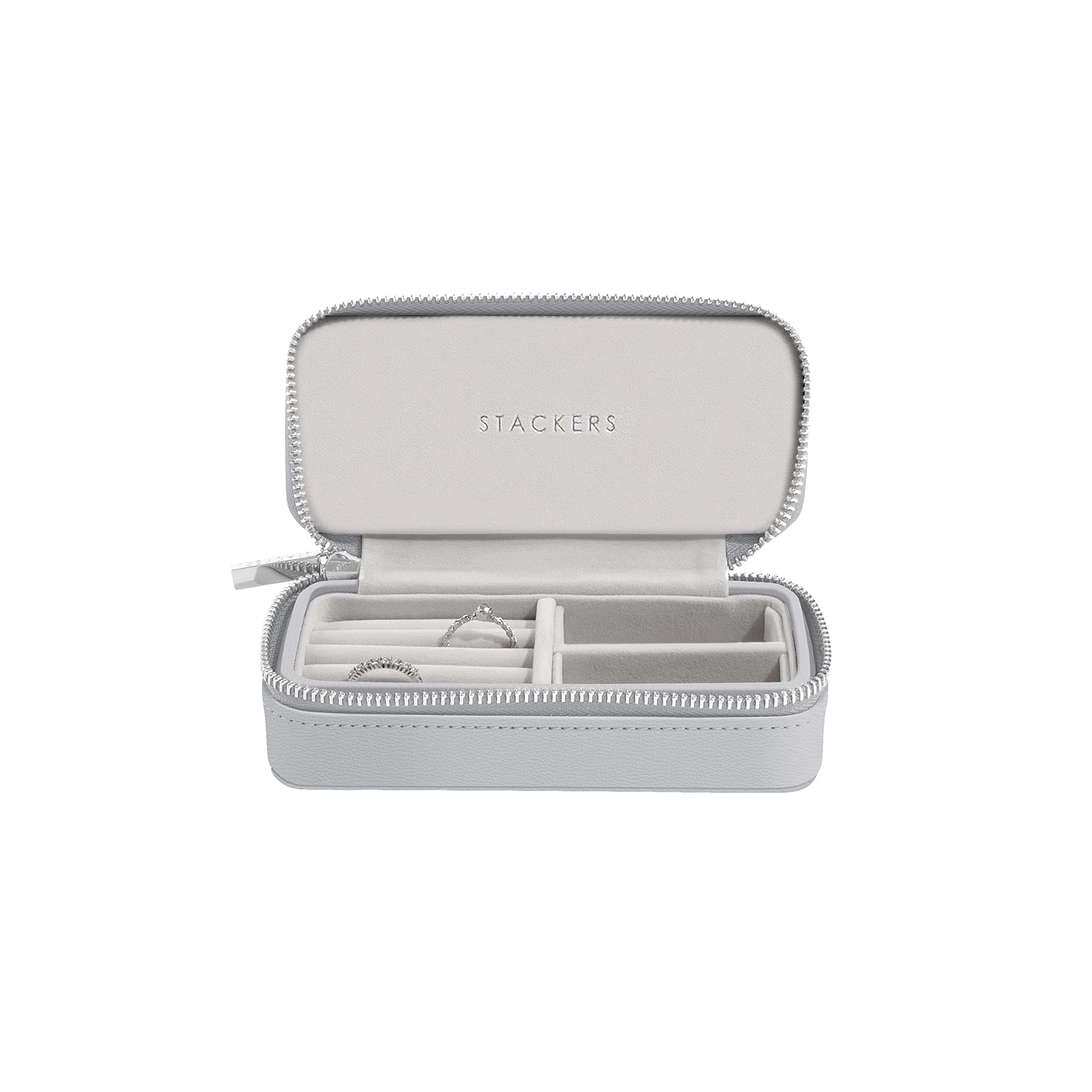 StackersStackers Pebble Grey Medium Travel Jewellery Box