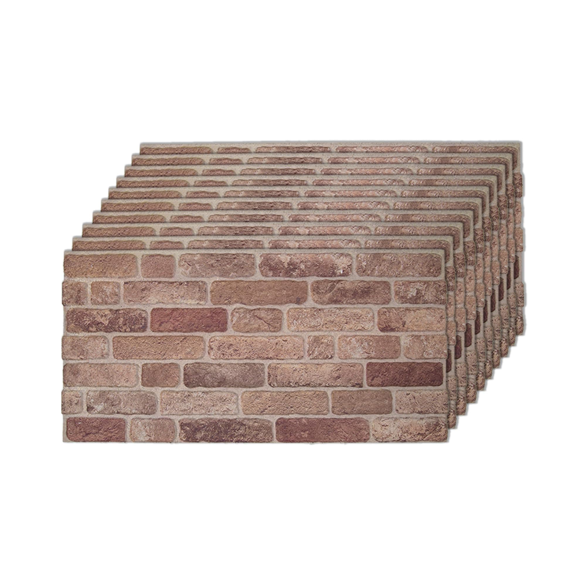 IZODEKOR Wall Cladding Stone Look Polystyrene 3D Wall Panels - Blending Stone Look for Kitchen, Bathroom, Bedroom, Living Room, Kitchen Back Wall and Teras | Farmhouse Style (10 x Panelee)