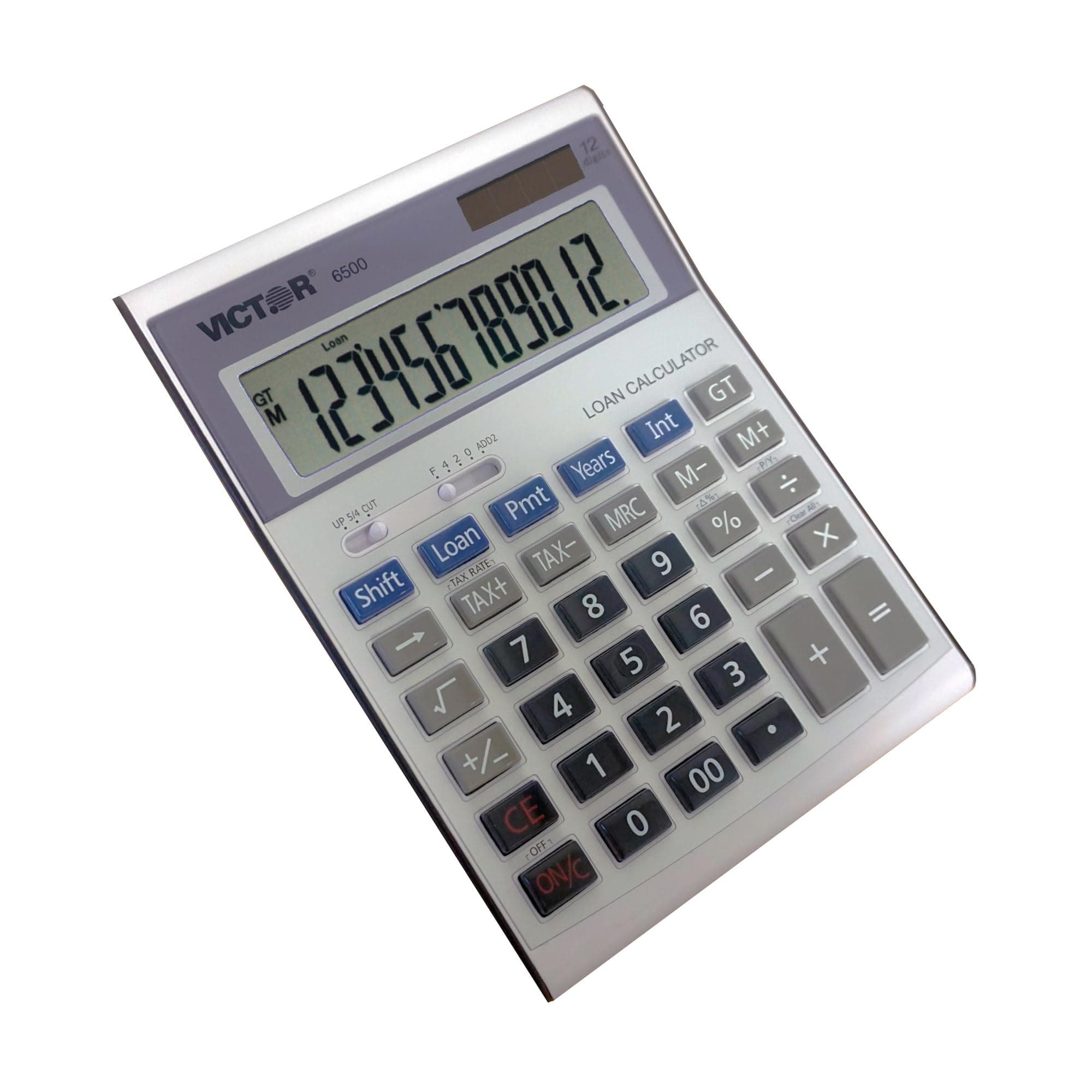 6500 Executive Desktop Loan Calculator, 12-Digit LCD