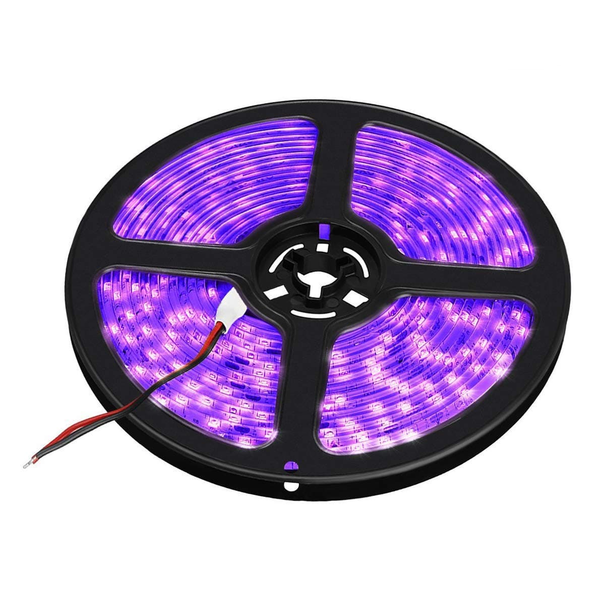 comboss LED UV Black Light Strip 16.4Ft DC 12V 300 SMD 5050 LED 72W Flexible Waterproof IP65 LED Strip