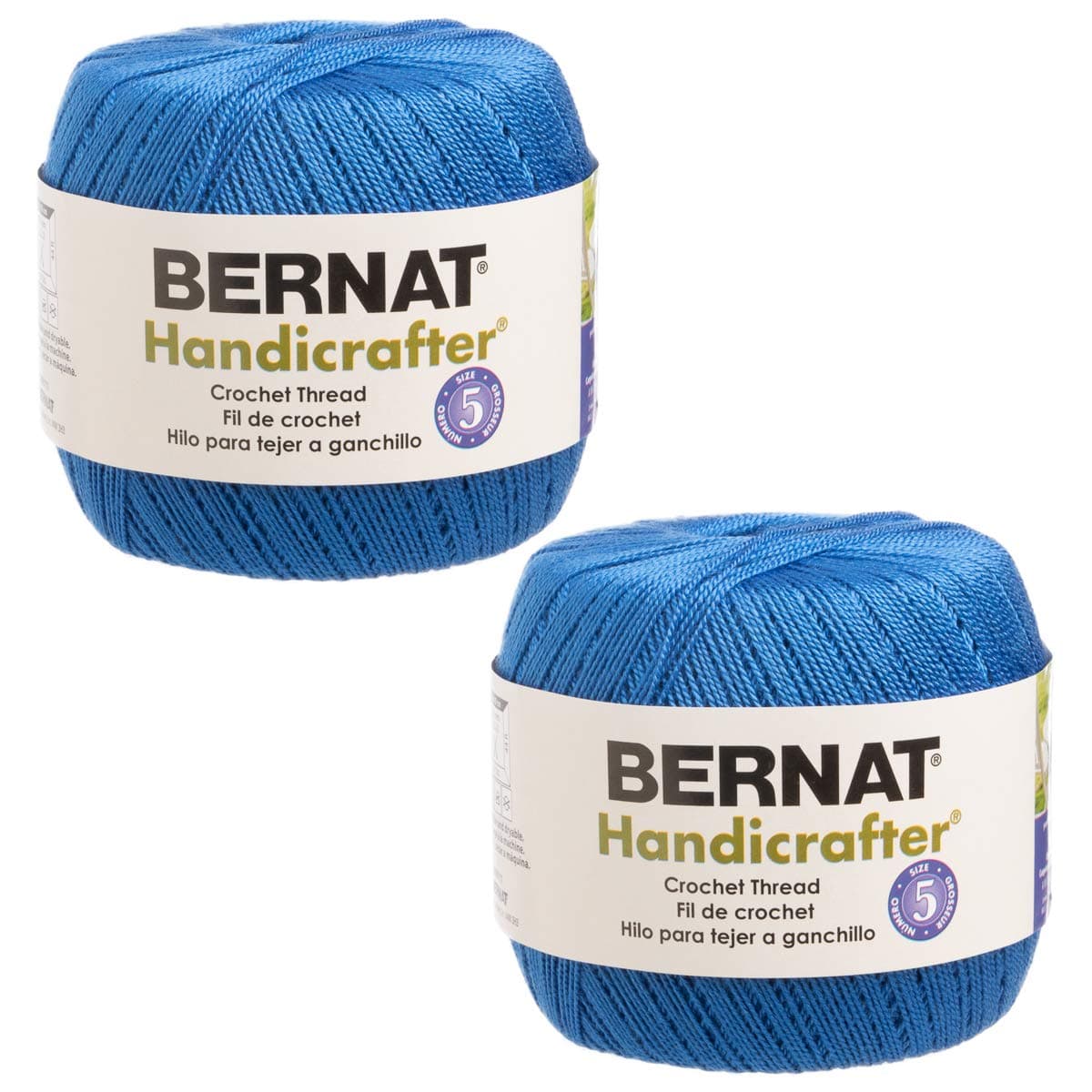 Bernat (2 Pack) 100% Acrylic Soft Really Royal Blue Yarn for Knitting Crocheting #1