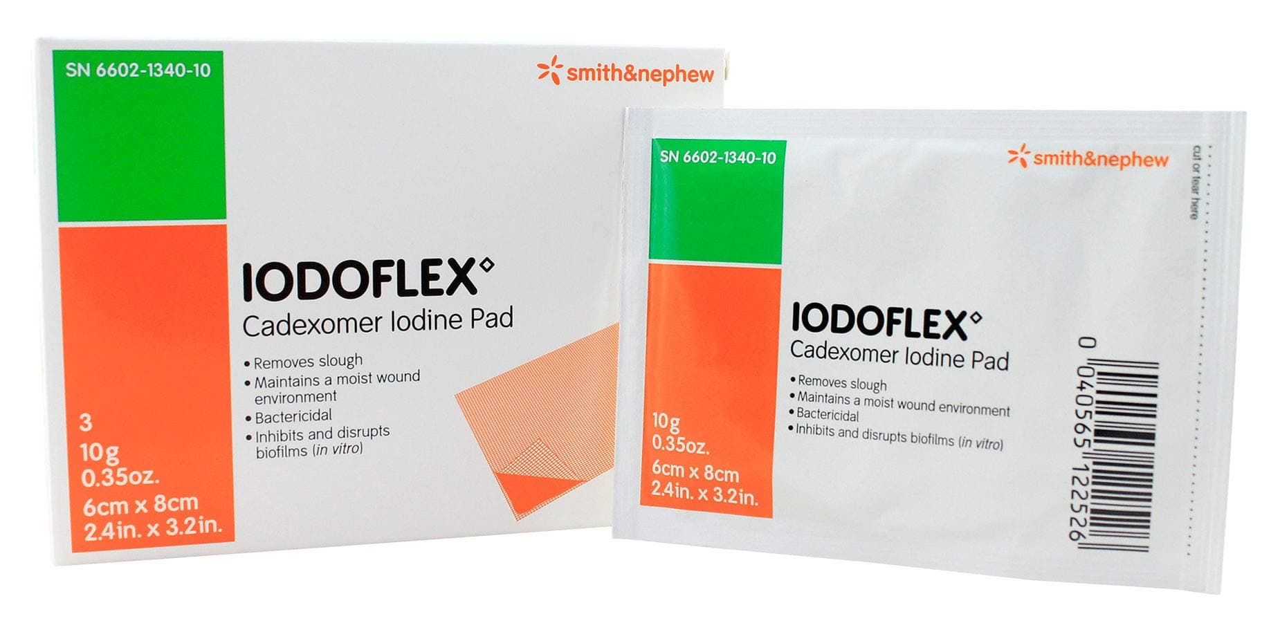 Iodoflex Pad Dressing (2 1/8 "x 3") (Box of 3) by Iodoflex