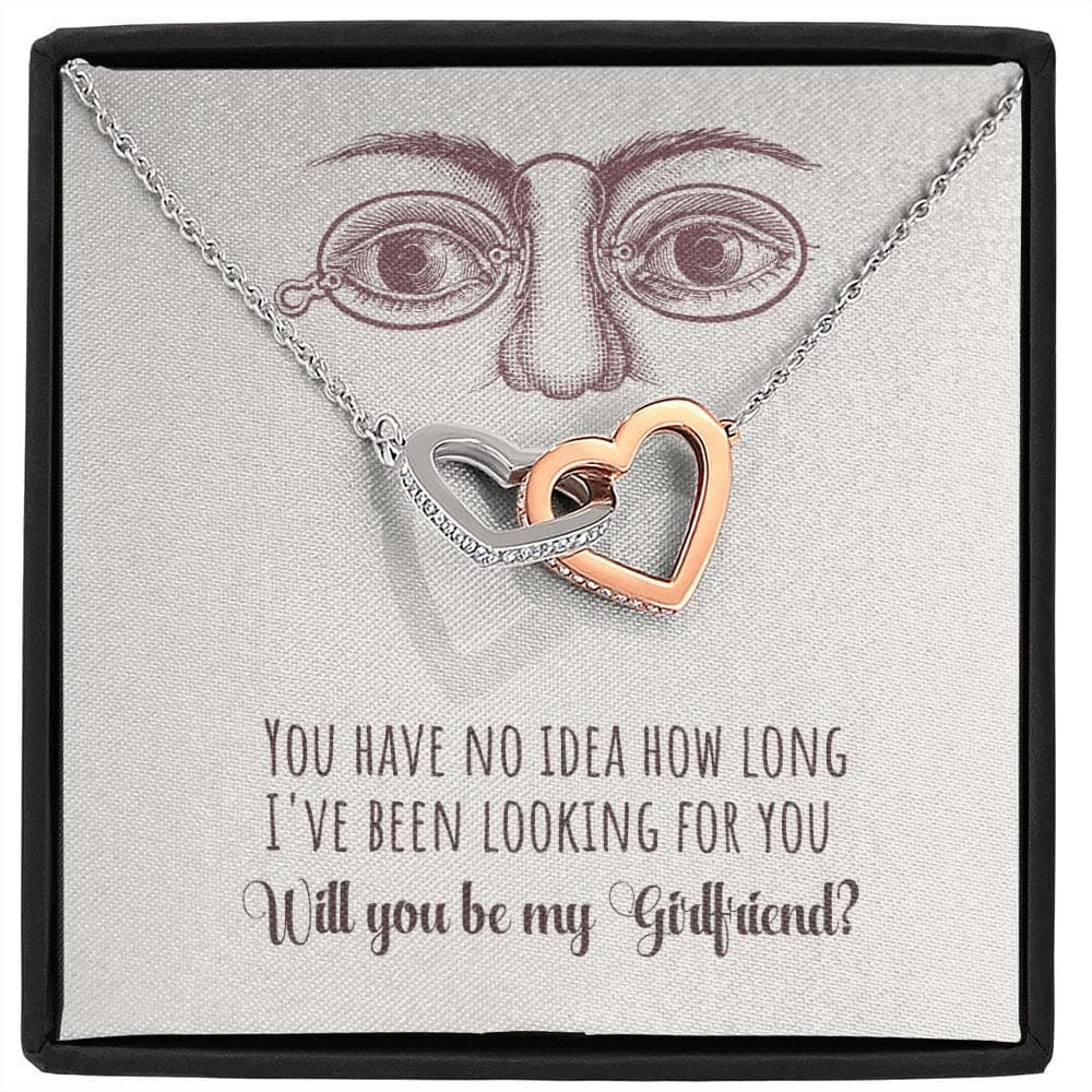 GenericWill You Be My Girlfriend Gift / Girlfriend Proposal Idea, silver chain, gold chain, gifts for him, gifts for her,birthday gift, aesthetic jewelry G4197