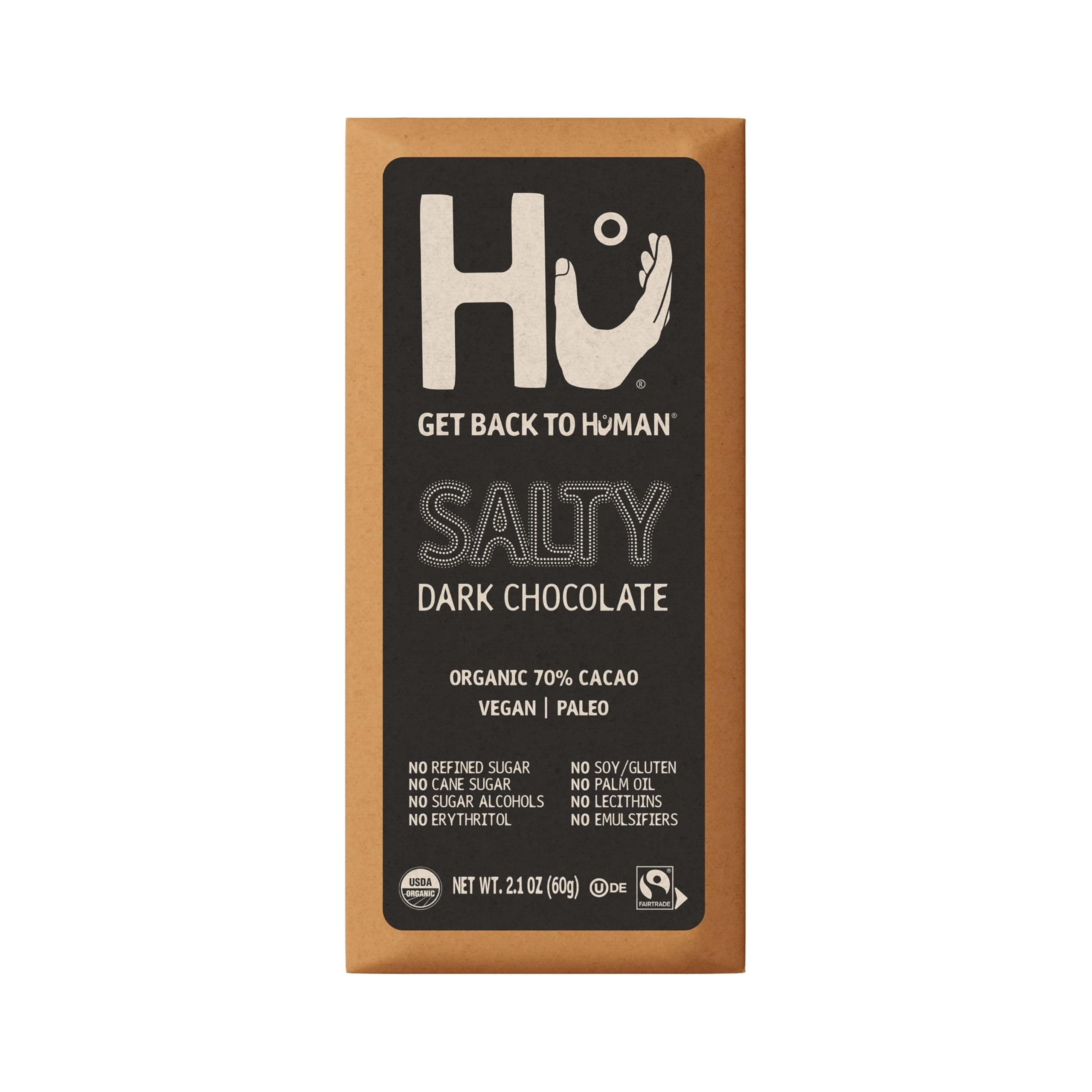 KITCHEN Salty Chocolate Bar, 2.1 OZ