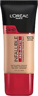 L'Oréal Infallible Pro-Matte Liquid Longwear Foundation (IVORY BEIGE 107.5)