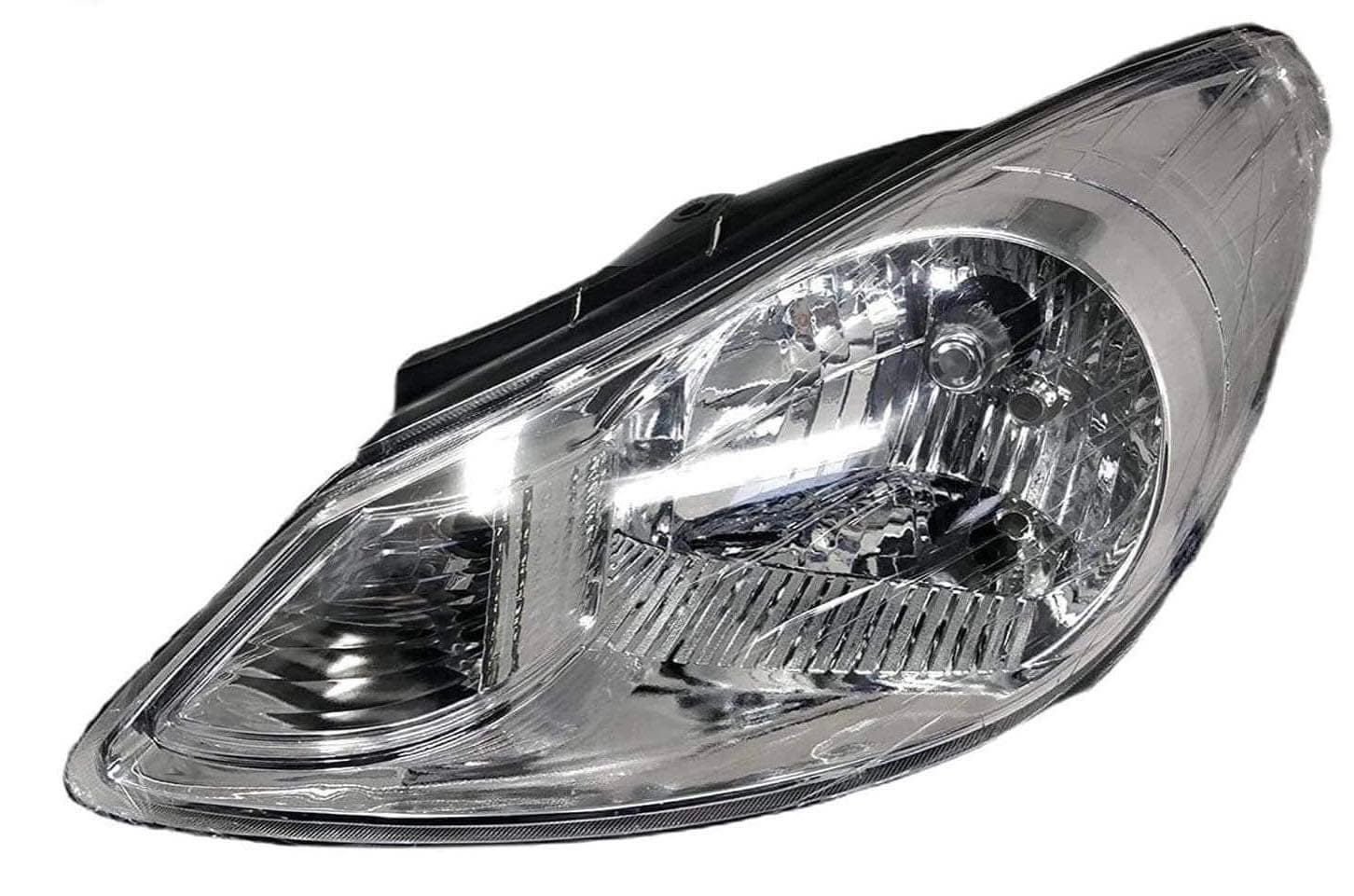 K D Headlight assembly for Hyndai I10 Type1 (Left/Passenger Side) 2007-2010 ( WITHOUT ADJUSTABLE MOTOR)