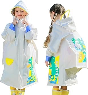 Kids Raincoats for Girls Boys Waterproof Rain Jacket Toddler Rain Wear Children Rain Poncho S-4XL Size 1-14 Years