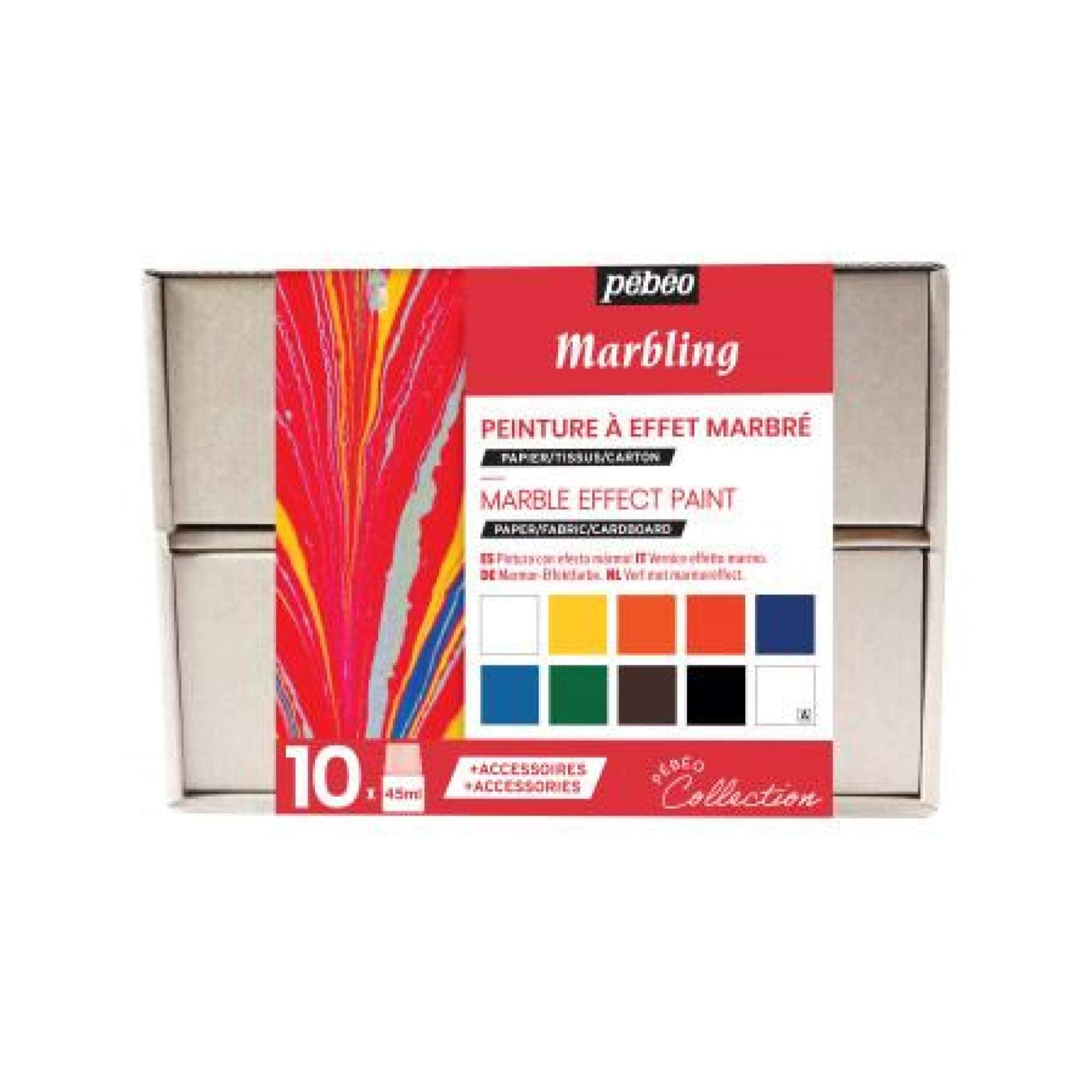 758495 MARBLING Collection Set, Assorted 10X45ML