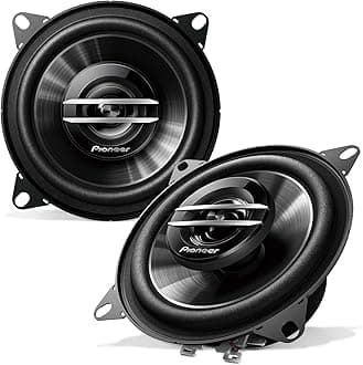 Pioneer TSG1020S -2-10.16 cm (4") 2-Way G-Series 210W Car Coaxial Wired Speakers (Black)