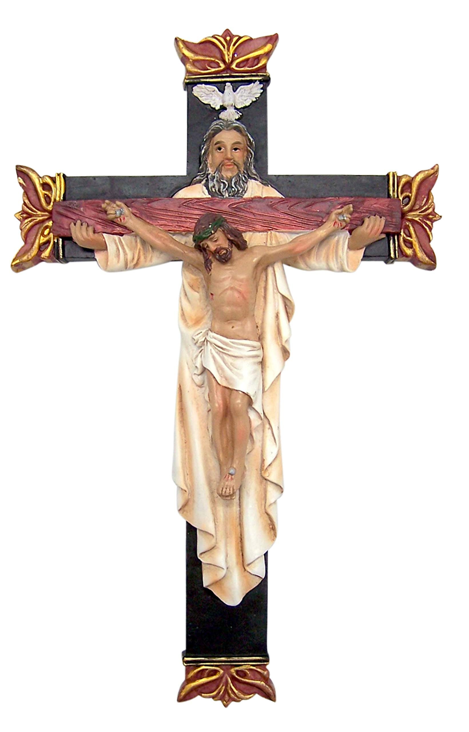 AT001 Religious Holy Trinity Wall Crucifix
