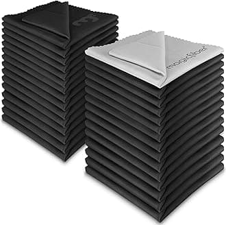 Microfiber Cleaning Cloth, 30 Pack - Premium Cloth for Glasses, Lens, Screens & More