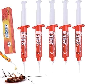 Roach Trap Master - Cockroach Killer Gel Bait - Powerful Cockroach Gel Bait, Cockroach Eliminator Gel,10g (5PCS)