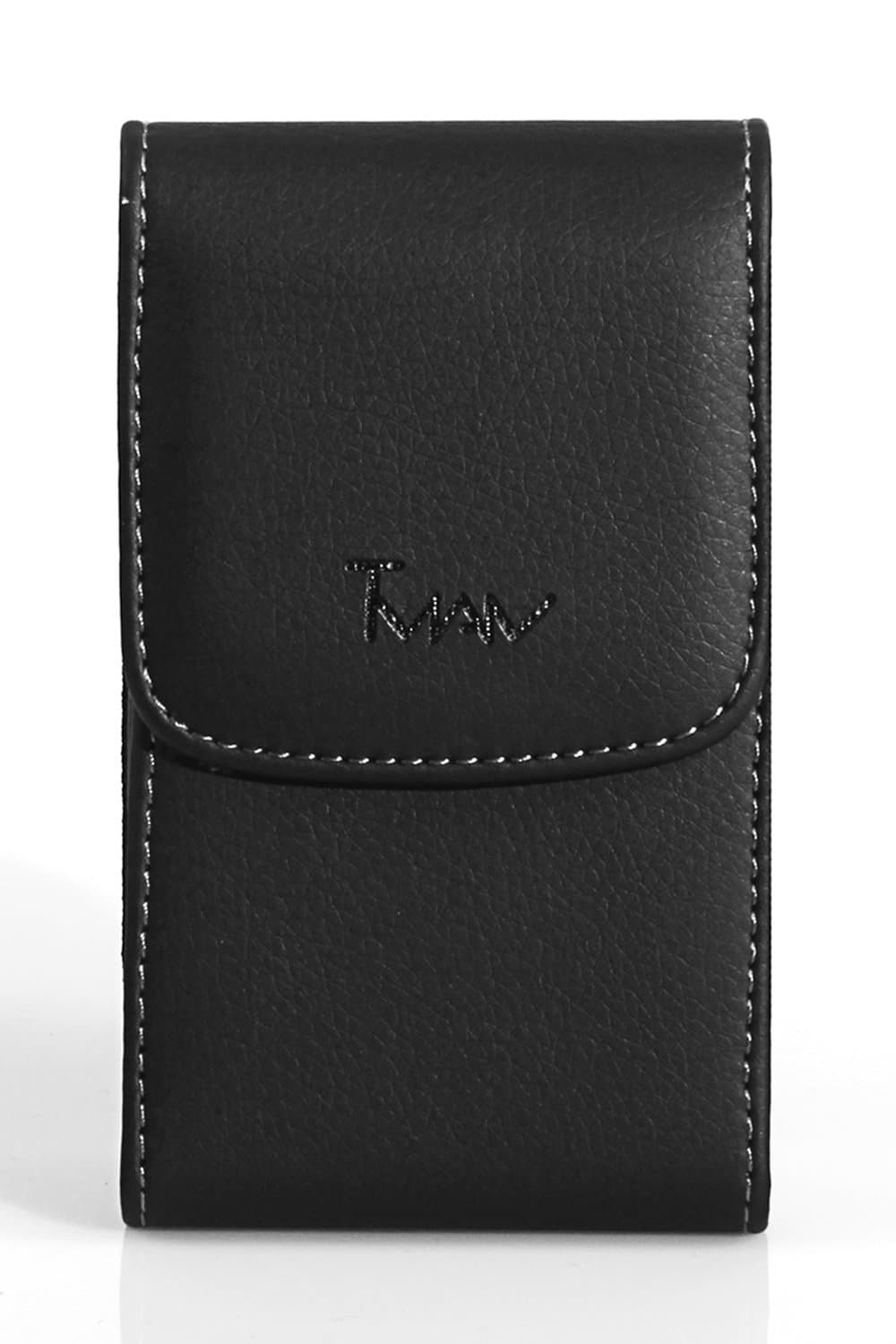 LG Wine 4 UN540 (Medium Case) Black Vertical Leather Belt Clip Cell Phone Case(Perfect Fits with Silicone Case or Snap on Case,Bumber Case, Thin Protective Case On it