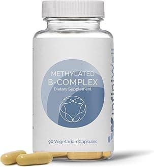 Methylated B Complex - Methylated Multivitamin with B Vitamins - High-Potency, Active Forms for Nervous System, Immune & Adrenal Health - Promotes Healthy Methylation (90 Capsules)
