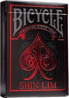 Bicycle Shin Lim Magic Special Edition Playing Cards, 1 Deck, Black
