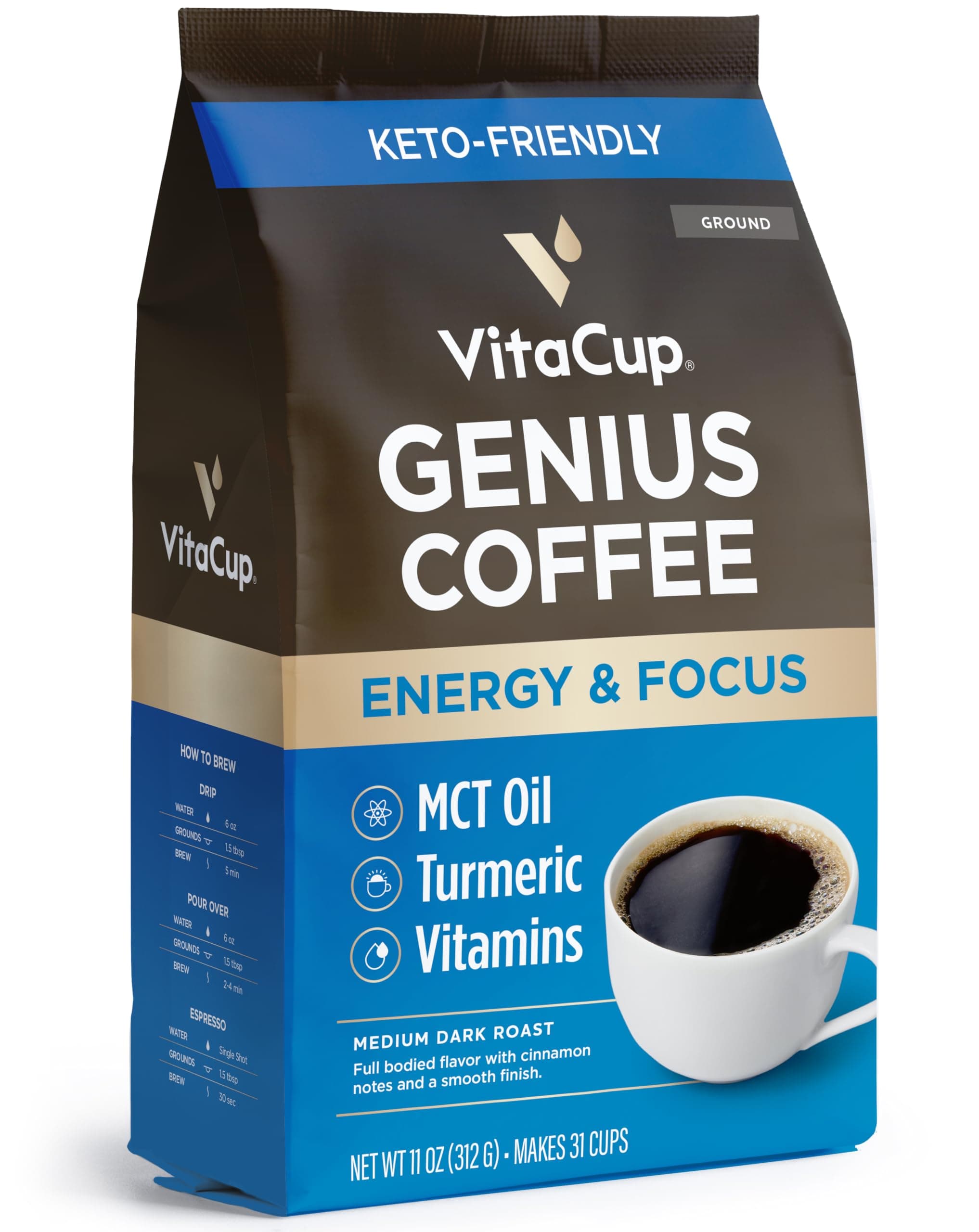 Genius Keto Ground Coffee