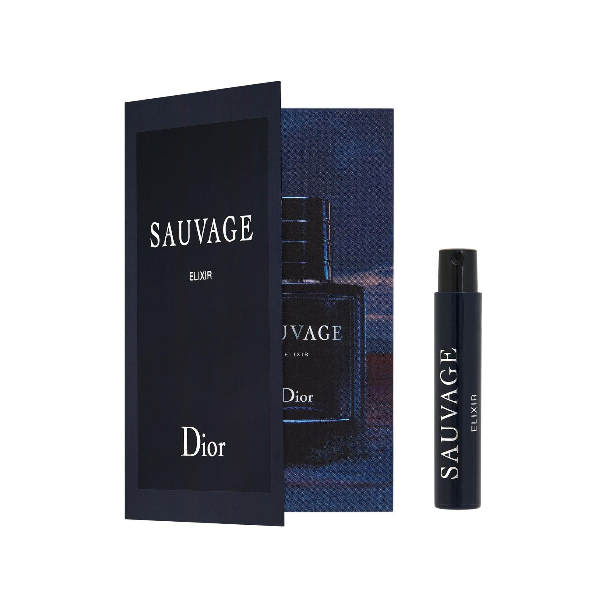 Sauvage Elixir 0.03 Fl Oz / 1 mL Deluxe Travel Size Vial Lot Of 2 (0.06)