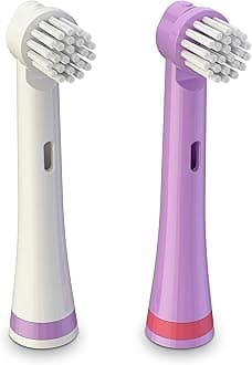 Brusheez® Electronic Toothbrush Replacement Brush Heads 2 Pack (Sparkle the Unicorn)