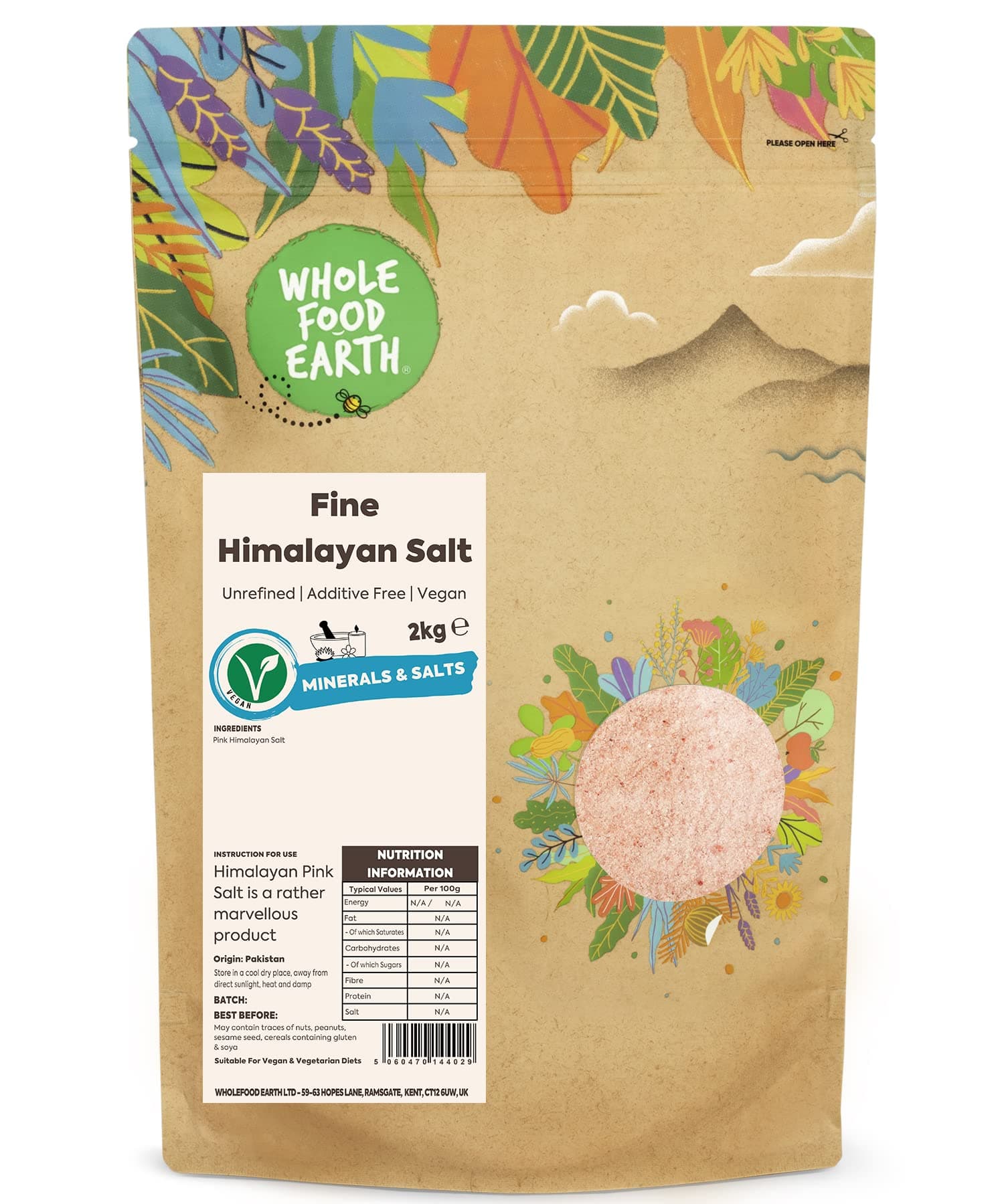 – Fine Himalayan Rose Pink Salt 2 kg