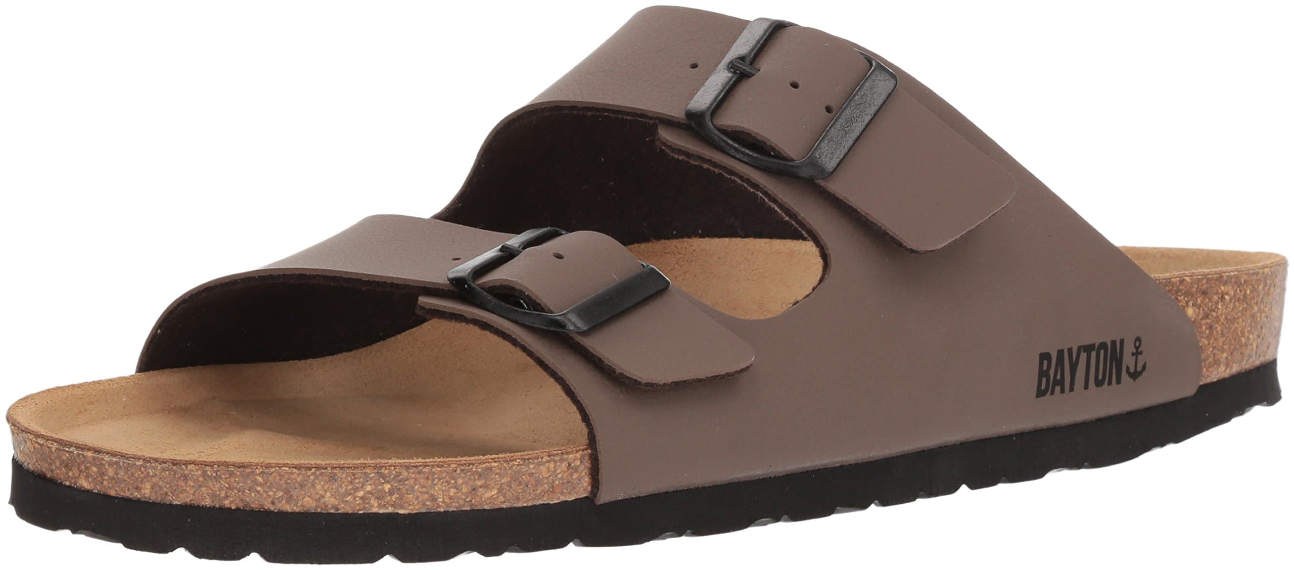 BAYTON Men's 2 Strap Buckle Sandal