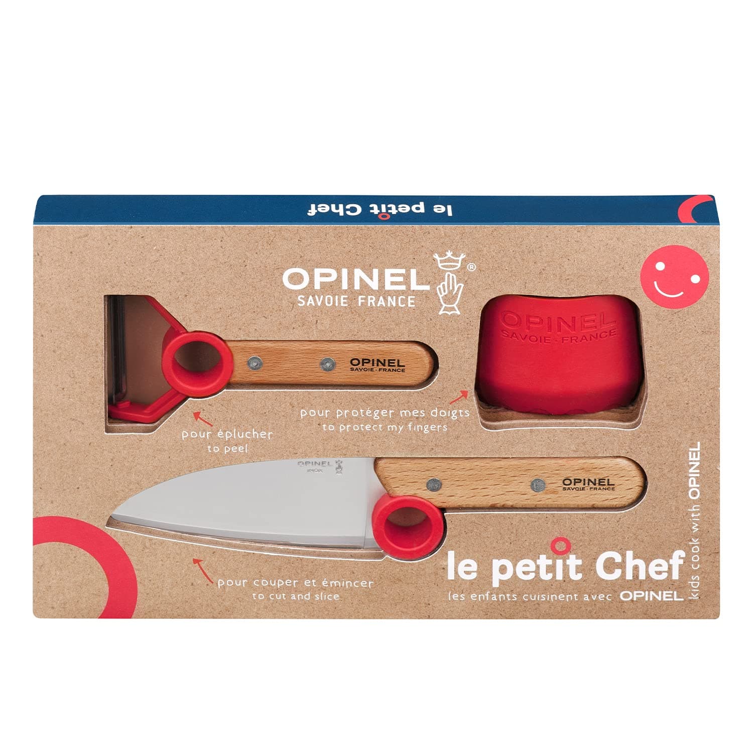 Le Petit Chef 3-Piece Children's Kitchen Knife Set