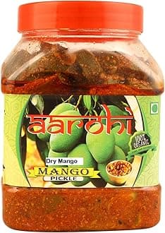 Aarohi Homemade Spicy Rajasthani Dry Mango Pickle Aam Ka Achaar ?? ?? ????, Taste of Generation (900 Gram)