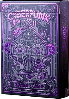Cyberpunk Purple Playing Cards