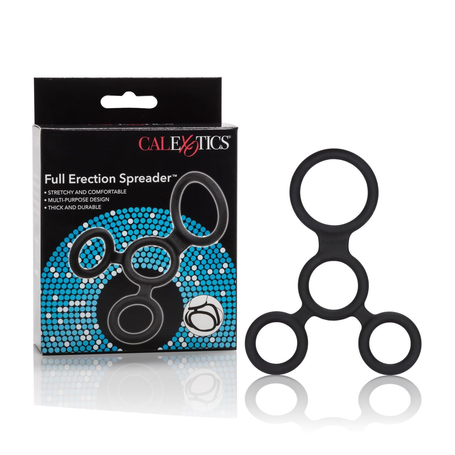 Rings Cal Exotics Full Erection Cock and Ball 4 Ring Silicone Spreader