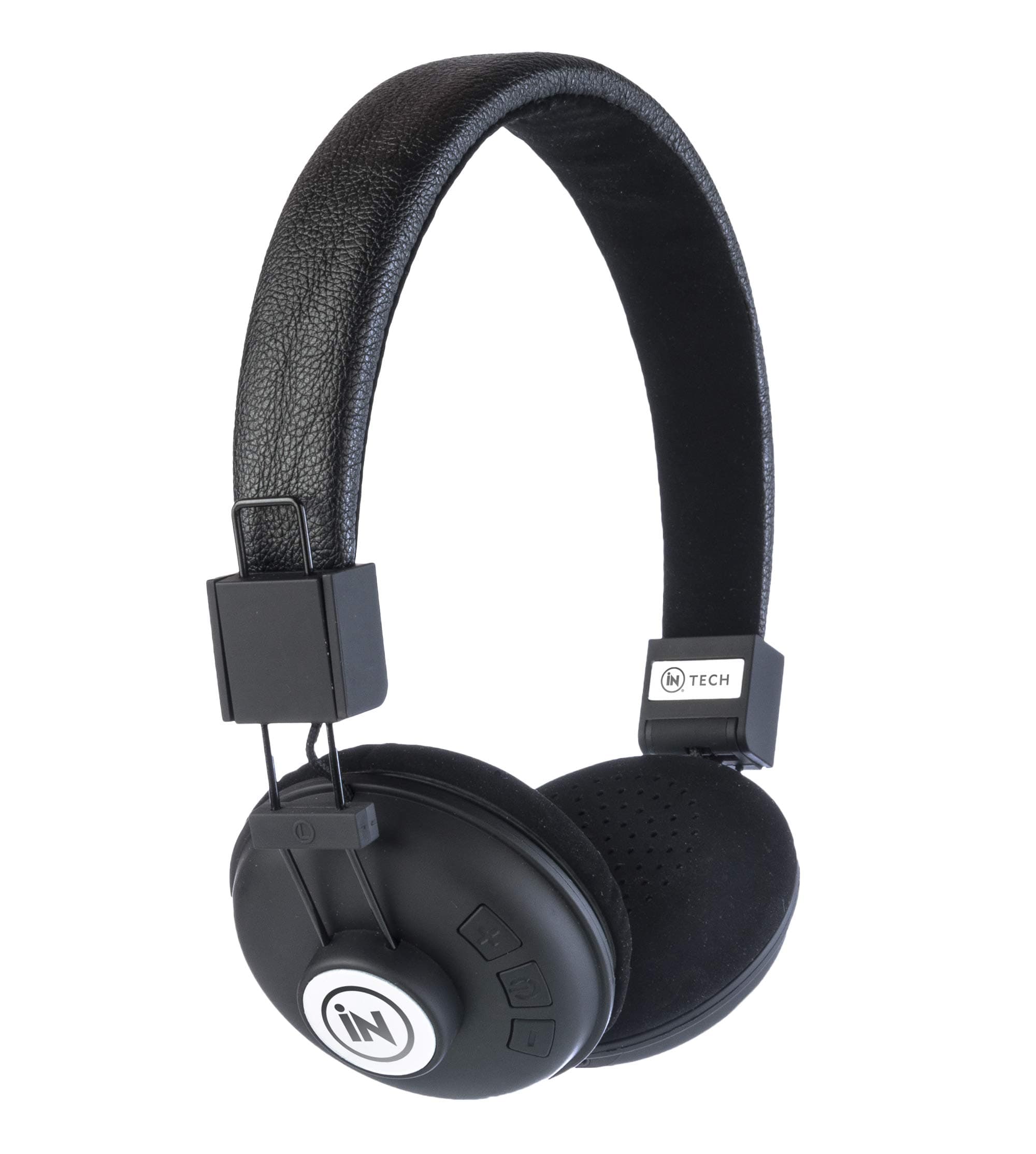 iN TECH Bluetooth Over Ear Wireless Headphones with Built-in Mic Supports Hands Free Calls – Compact Fold-able Design – Excellent for Active Lifestyle, DJs, Musicians, TV, Phones, Tablets