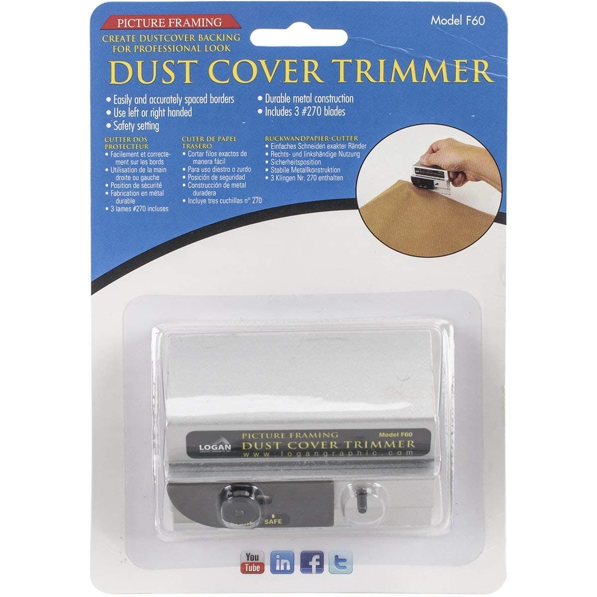 Logan Dust Cover Trimmer 3 Pack