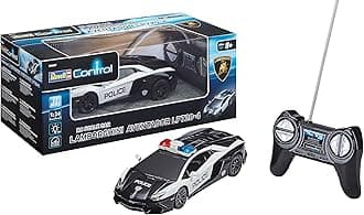 Revell Control 24656 - RC Police Car "Lamborghini" - remote controlled police car with MHz remote control, 1:24, detailed body, front and rear light, front suspension, rear wheel drive