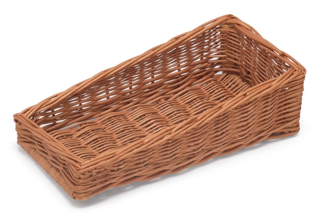 Sloping Display Basket Style III, Willow, Natural, 20 x 39 x 18 cm, 750-20