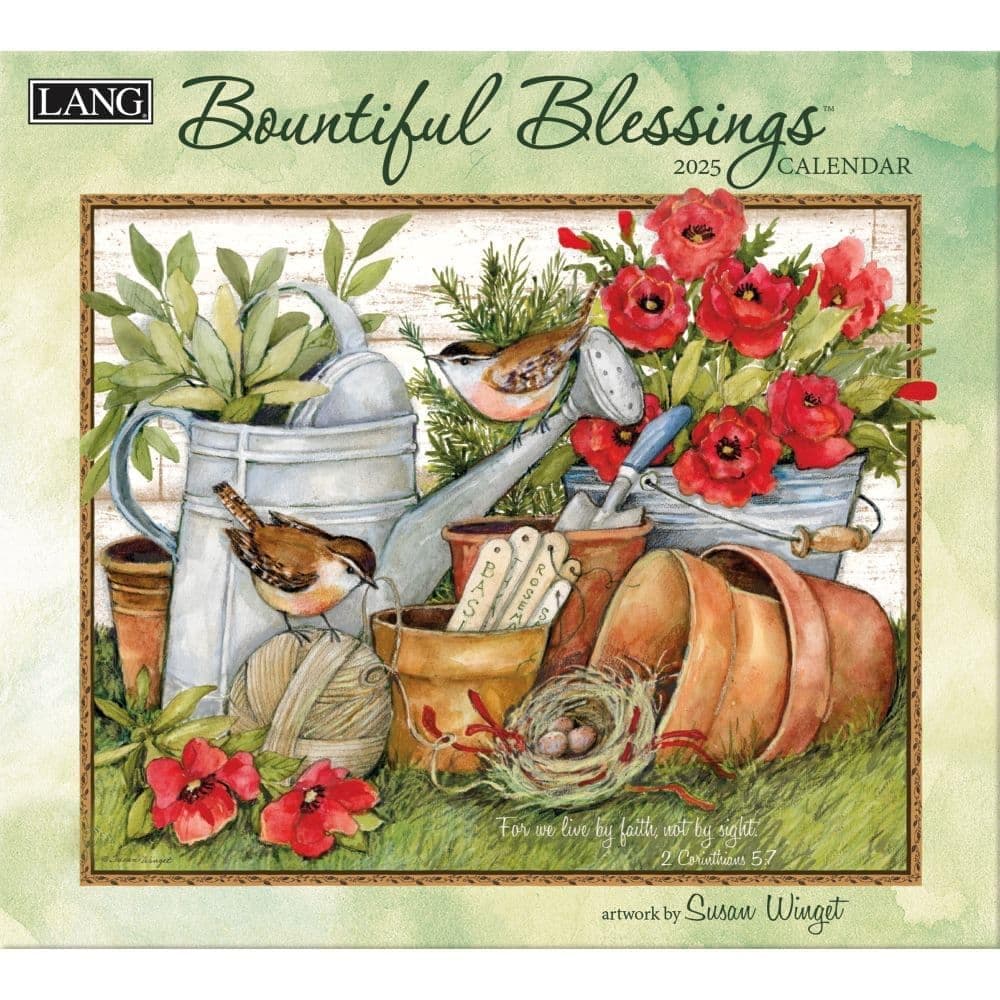 LangBountiful Blessings Special Edition 2025 Wall Calendar