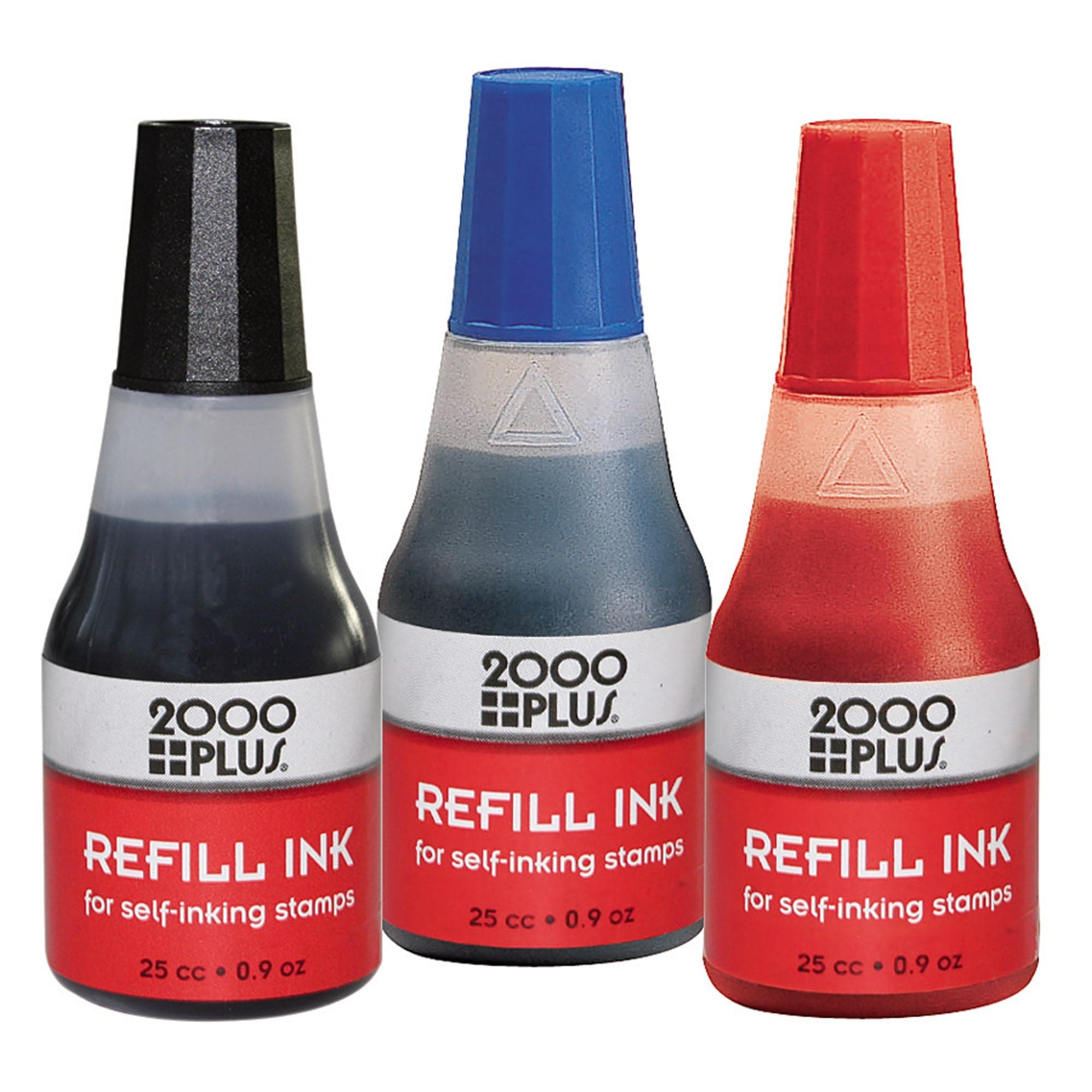 Consolidated Stamp 032960 2000 Plus Self-Inking Refill Ink Red .9 Oz. Bottle
