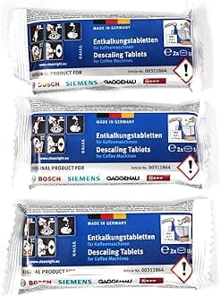 Original Tassimo Descaling Tablets (1 Box of 6 Tablets) c/w