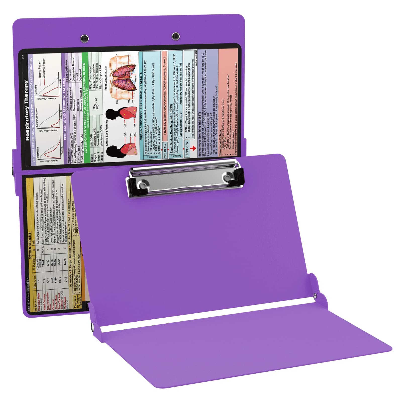 Whitecoat Clipboard® - Lilac Respiratory Edition