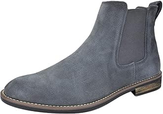 Bruno MarcMen's Suede Leather Chelsea Ankle Boots, Fashion, Walking and Comfort Casual Business Shoes