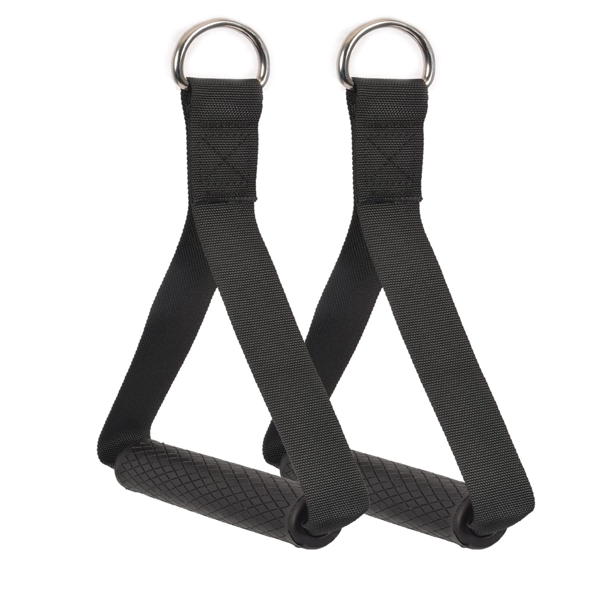 SKY LAND Heavy Duty Exercise Handles for Cable Machine Pulley & Resistance Bands | Gym Equipment Handle with Grip Attachment Straps | Fitness Strap D Handle Resistance for Strength Training EM-9361